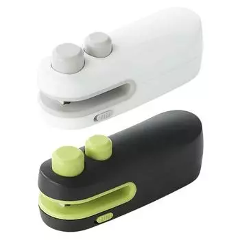 LF# Мини-машина для запечатывания пакетов, прочная ручная машина для запечатывания пакетов из-под чипсов, пластик B White