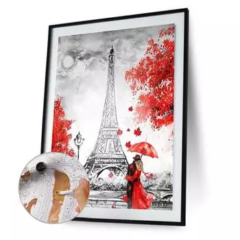 LF# Набор для рисования по номерам на холсте DIY Картина для любителей масляного искусства Декор для дома 40x5