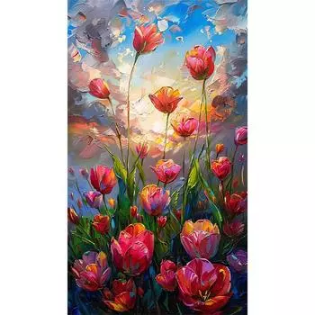 LF# Набор для рисования по номерам на холсте DIY Картина маслом Пейзаж Декор для дома H4445