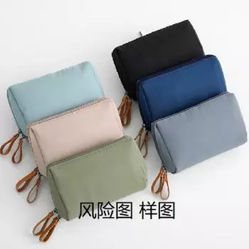 LF# Нейлоновая косметичка Большая вместимость Косметичка для туалетных принадлежностей Портативная для женщин G S зелёный