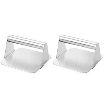 LF# Нержавеющая сталь Smash Burger Press Burger Smasher Hamburger Press (Площадь)