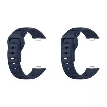LF# Silicone Strap Breathable Sports Bracelet for Huawei Watch Fit 3 (Midnight B