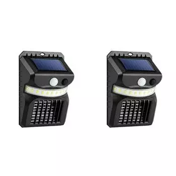 LF# Солнечный уничтожитель комаров настенный светильник водонепроницаемый уничтожитель комаров наружное использование(2 в