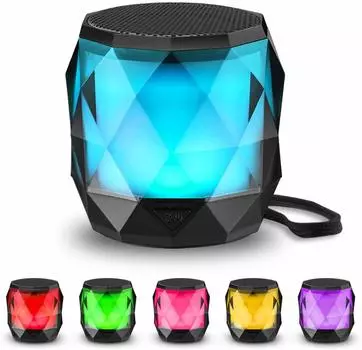 LFS mini Bluetooth TWS Bluetooth Wireless Компактный динамик, Маленький, Водонепроницаемый, Ванна, Встроенный магнит, Зарядка Type-C, Совместимый, Встроенный микрофон,