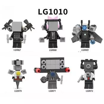 LG1010 игра экшн-фигурки аксессуары строительные блоки креативные модели персонажей кирпичи игрушки для детей подарок