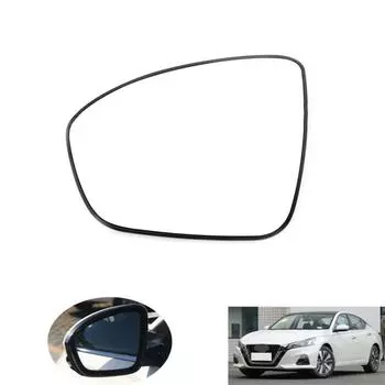 LH Left Side Mirror Glass Heated with Backing Plate For Nissan Altima 2019-2021
