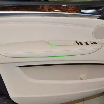 LHD автомобильные аксессуары, кожаный дверной подлокотник из микрофибры, панель, наклейка, отделка для BMW X5 E70 2007 2008 2009 2010 2011 2012 чёрный