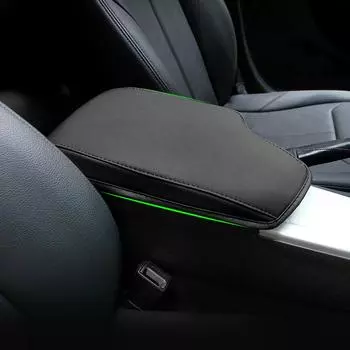 LHD мягкий кожаный подлокотник для BMW 3 серии F30 2013 2014 2015 2016 2017 2018 крышка центральной консоли автомобиля крышка подлокотника чёрный