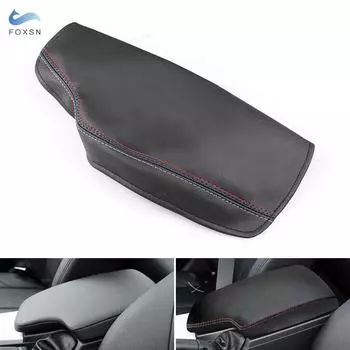 LHD/RHD для BMW 3 серии F30 2013 - 2016 2017 2018 красный синий серый линия центральная консоль подлокотник ящик кожаный чехол внутренний