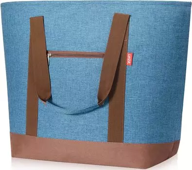 LHZK Insulated Cooler Eco Foldable Tote Lunch 50L Large Capacity Cooler Large Thermal Perfect for Outdoor the and Commuting Bag, Bag, Bag, Bag, Bag,