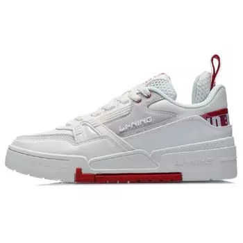 Li Ning 001 Btc нескользящие износостойкие низкие кроссовки для скейтбординга женские кроссовки белые красные AECR002-4 36