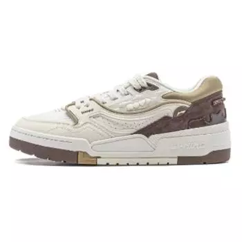 Li Ning 001 Btc Premium Универсальные ретро нескользящие износостойкие амортизирующие кроссовки с низким верхом для повседневной носки женские кроссовки AGCU036-6 36