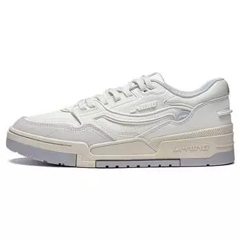 Li Ning 001 Btc прочные дышащие низкие кроссовки для скейтбординга женские белые AGCT008-2 39