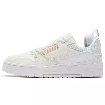 Li Ning 001 Btc противоскользящие легкие низкие кроссовки для скейтбординга мужские белые AGCS103-1 43