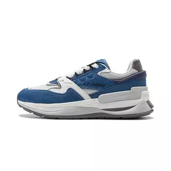 Li Ning 001 Chuxin V2 универсальные ретро-туфли для папы с толстой подошвой, увеличивающей высоту, амортизирующей, нескользящей, износостойкой, поддерживающей повседневной обувью AGCU061-2 40