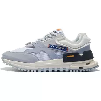 Li Ning 001 Craftsmanship Fabric Synthetic Leather Trend Shock Absorbing Non-Slip Wear-Stick Low-Top Sports Casual Shoes Men sneakers AZGS007-1 43