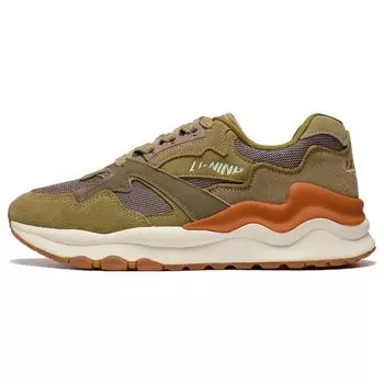 Li Ning 001 Mountain And Sea нескользящие износостойкие низкие спортивные повседневные туфли мужские кроссовки грибно-коричневые AZGT007-4 44