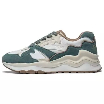 Li Ning 001 Mountain And Sea удобные нескользящие износостойкие низкие кроссовки мужские кроссовки белые зеленые AZGT073-1 43