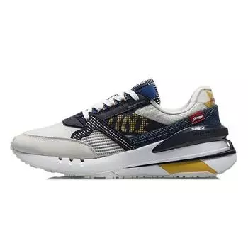 Li-Ning 001 Мужские кроссовки Антарктического серого темно-синего цвета для новорожденных AGCR183-2 40