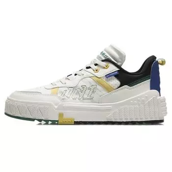 Li-Ning 001 Unblock Белоснежные черные мужские кроссовки AGCR123-2 43