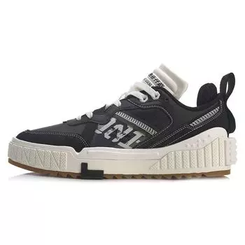 Li Ning 001 Unblock Slip нескользящие прочные легкие низкие кроссовки для скейтбординга мужские черные AGCQ199-4 40