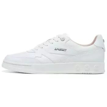 Li-Ning 1990 001 Rebound Shock Absorption Low-Top Sneakers Women sneakers White ALHT026-2 35