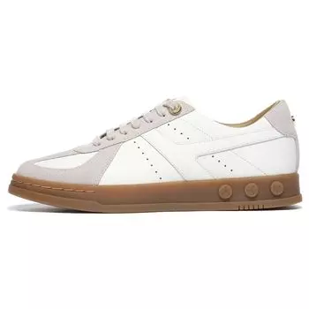 Li-Ning 1990 Anti-Slip Wear-Resistant Lightweight Low-Top Skate Shoes Women Sneakers White Gray ALHS028-2 37