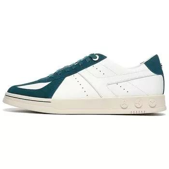 Li-Ning 1990 Classic Retro Casual Slip-Resistant Lightweight Low-Top Sneakers Men sneakers White Green ALHS027-6 41
