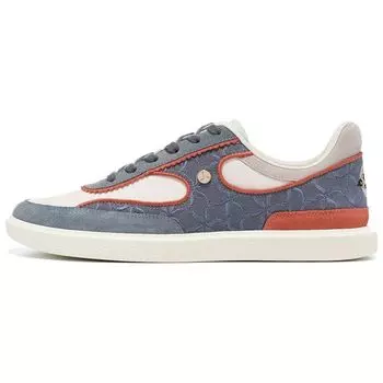 Li-Ning 1990 Cloud Dress Non-Slip Wear-Resistant Low-Top Skate Shoes Women Sneakers Yellow Blue ALHT062-4 36