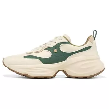 Li-Ning 1990 Cloud Dress Rebound Shock Absorption Non-Slip Low-Top Running Shoes Men sneaker Yellow Green Khaki ALJT053-1 44
