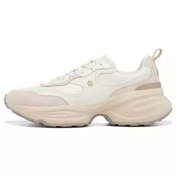 Li-Ning 1990 Cloud Dress Versatile Comfortable Shock Absorption Rebound Low-Top Running Shoes Men sneaker Light-Ancient-Yellow Fog-Khaki ALJT063-4 42