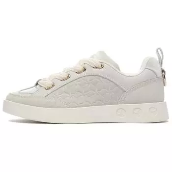 Li-Ning 1990 Comfortable Non-Slip Lightweight Low-Top Skate Shoes Women sneaker Gray ALFS178-3 37