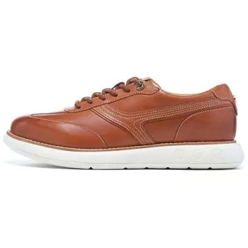 Li-Ning 1990 Commuter Series Thick Sole Lace-Up Non-Slip Wear-Resistant Low-Top Sports Casual Shoes Men Sneakers Brown ALLS025-2 40