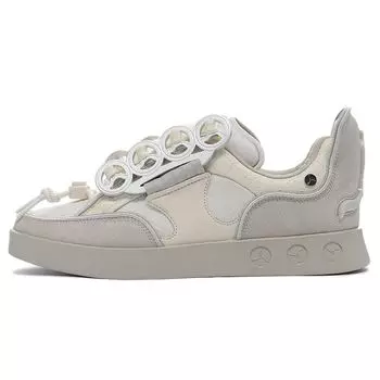 Li-Ning 1990 Dual Vision Comfortable Trendy Low-Top Skate Shoes Men Sneakers Yellow Gray ALHS021-1 44