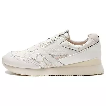 Li-Ning 1990 Leather Retro Comfortable Shock Absorbing Non-Slip Wear-Resistant Low-Top Running Shoes Women sneaker Off-White ALFR128-1 39