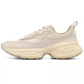 Li-Ning 1990 Платье Облако Удобные Простые Амортизация Отскока Нескользящие Низкие Кроссовки Мужские кроссовки Рассветно-Серый ALJT053-3 41