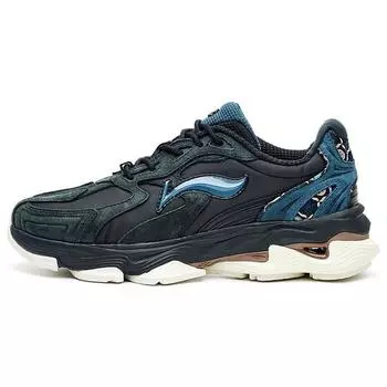 Li-Ning 1990 Retro Sports Comfortable Shock Absorption Non-Slip Wear-Resistant Low-Top Lifestyle Casual Shoes Women Casual Shoes ALFR182-2 36