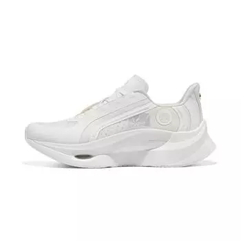 Li-Ning 1990 Shadow Lightweight High Resilience Thick Sole Wear-Resistant Non-Slip Low-Top Casual Shoes Women Sneakers Off-White ALFU004-1 36