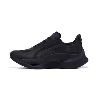 Li-Ning 1990 Shadow Lightweight High Resilience Thick Sole Non-Slip Wear-Resistant Low-Top Casual Shoes Men sneaker Black ALFU003-2 42