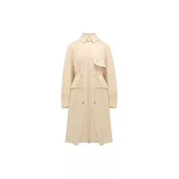 Li-Ning 1990 Solid Color Long Trench Coat Women Outerwear Milk-Brown AFDT560-2 L