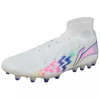 Li-Ning 1990 Speed Shadow 2 Fashion Trend Comfortable MG (Rubber Short Studs) Shock Absorption Rebound Football Shoes Men Football Shoes YSFU013-2 43