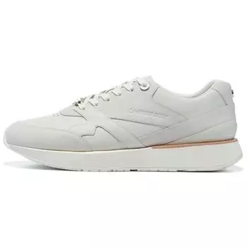 Li-Ning 1990 Synthetic Leather Non-Slip Wear-Resistant Low-Top Sports Casual Shoes Men Sneakers Off-White ALJT007-1 43