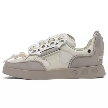 Li Ning 1990 Ткань Кожа Удобные Модные Прочные Легкие Дышащие Низкие Кроссовки Для Скейтбординга Мужские Кроссовки Коричневый ALHS021-2 42