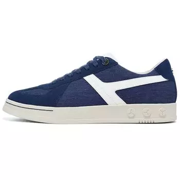 Li-Ning 1990 Zhenrong C Non-Slip Wear-Resistant Low-Top Skate Shoes Men sneaker Deep-Navy ALHT015-2 41