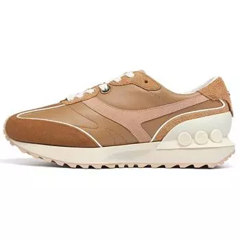 Li-Ning 1990 Zhenrong Non-Slip Wear-Resistant Low-Top Sports Casual Shoes Women sneaker Fox-Brown ALJS074-2 38