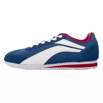 Li Ning 3K Удобные Универсальные Прочные Легкие Низкие Повседневные Туфли Мужские Кроссовки Синие AGCT517-1 43