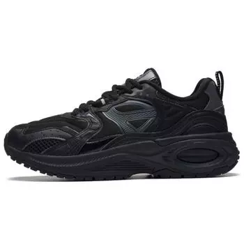 Li Ning 92 Cici Retro Rebound Низкие спортивные повседневные туфли женские кроссовки черные AGCS278-2 36