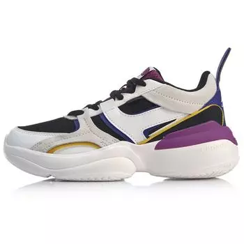 Li Ning 92 Zhen Rong MDS модные повседневные туфли женские кроссовки белые черные фиолетовые AGLP086-2 36