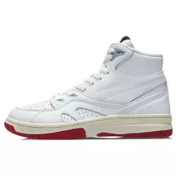Li Ning 937 Deluxe Hi весна-лето 2021 Парижская неделя моды издание ретро баскетбольные кроссовки унисекс белые AGBR033-1 42