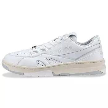 Li Ning 937 Deluxe Low Удобные Простые Нескользящие Износостойкие Низкие Кроссовки Для Скейтбординга Мужские Кроссовки Off-White AZGS045-1 39